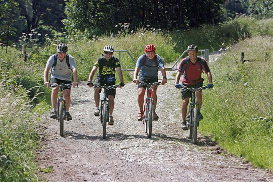 campiña en ciclismo de montaña