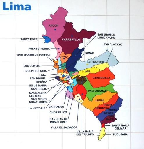 mapa lima peru